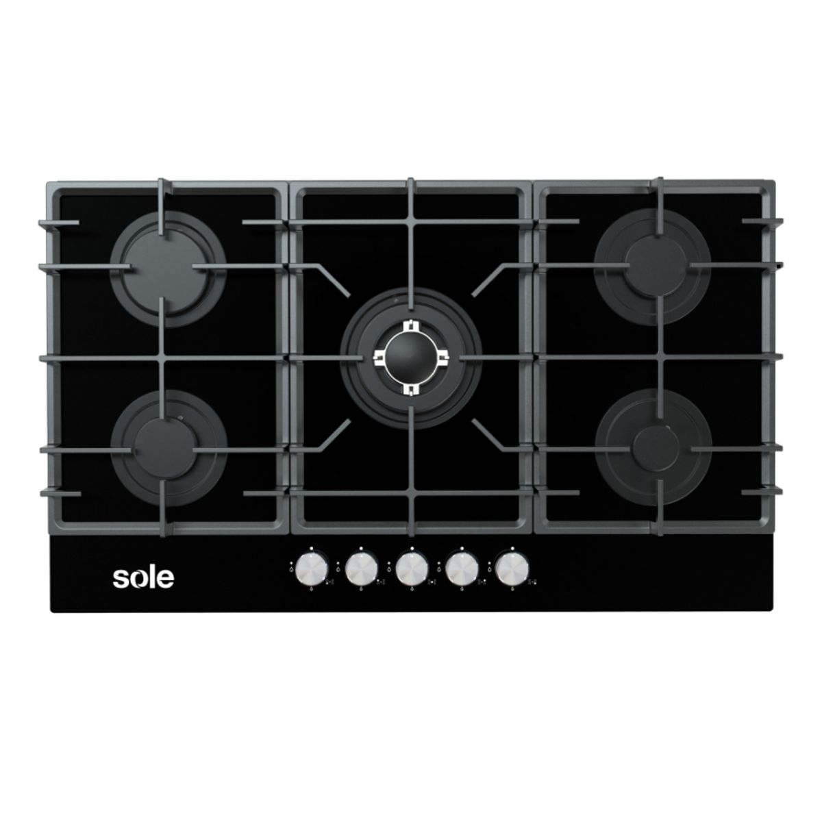 SOLE - Cocina Empotrable Sole 5 Hornillas 86 cm SOLCO046V2