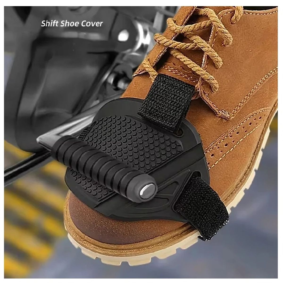 GENERICO - Cubre Zapatos Domino Para Motocicleta  Protector Palanca de cambios 1pcs