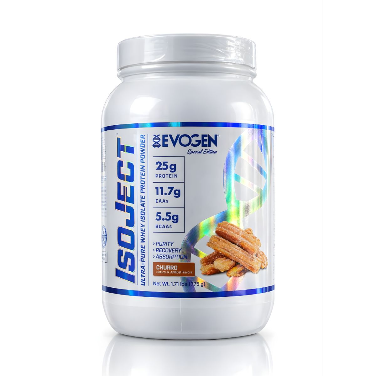 EVOGEN - Isoject 25 Serv Proteina Isolatada Evogen - Churro + Embudo Evogen
