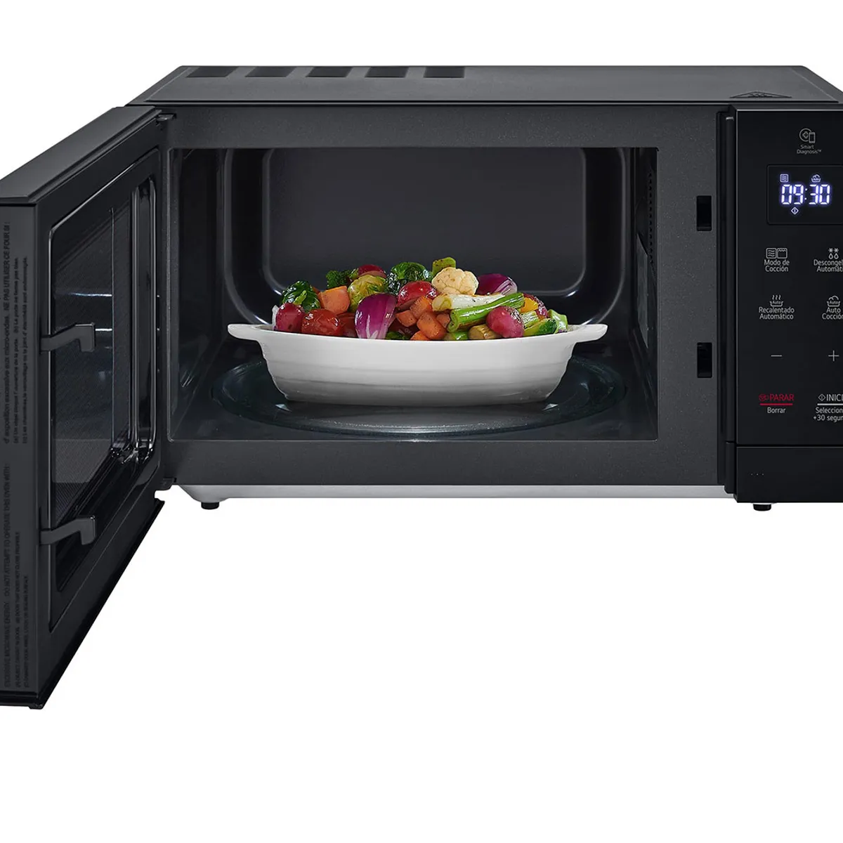 LG - Microondas LG Neochef 30 L Función Grill Negro Mh7032jas