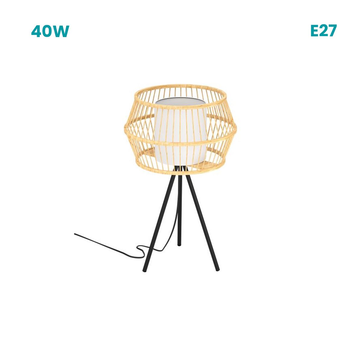 EGLO - LAMP DE MESA MONTERROSO H560 D345