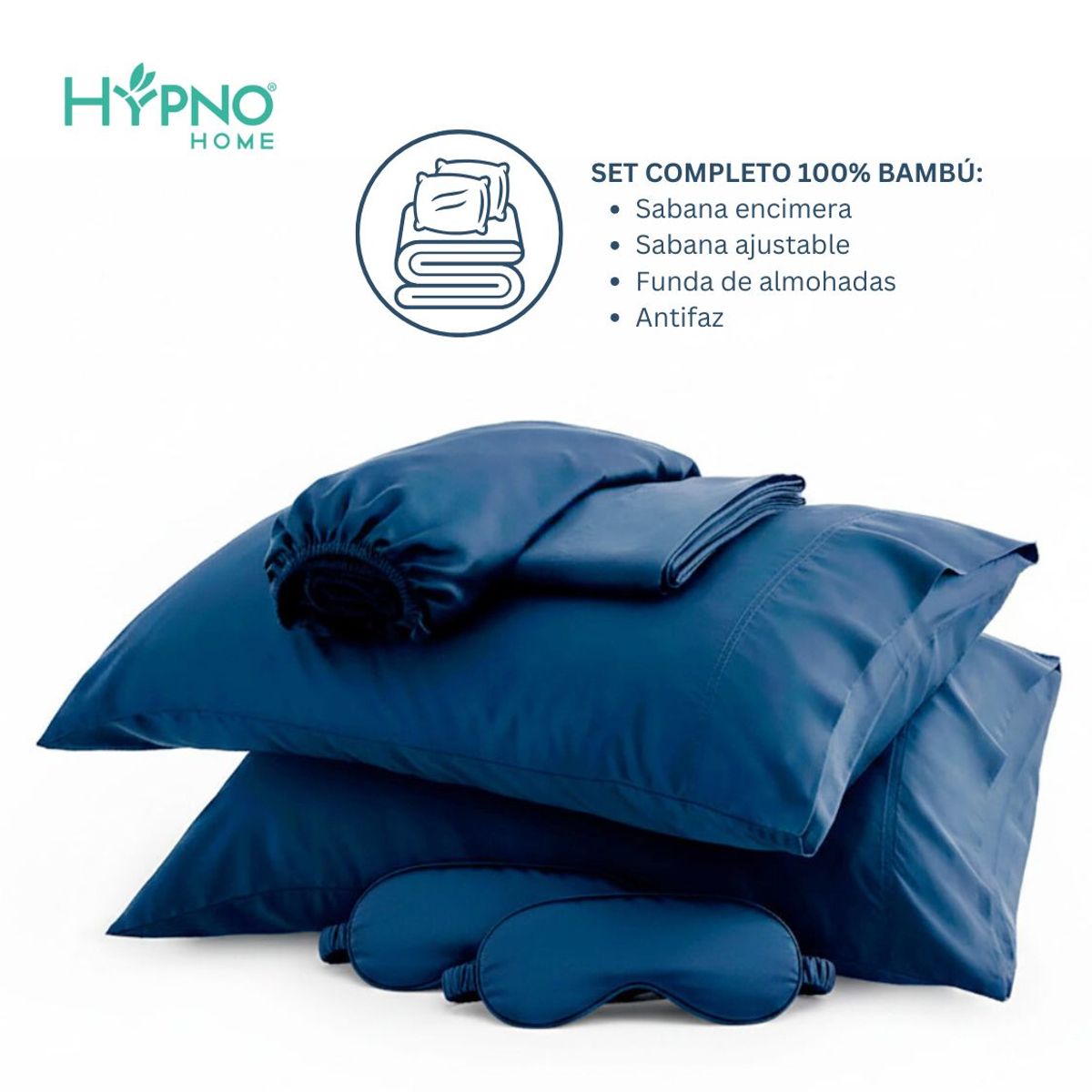 HYPNO HOME - Juego De Sábanas Hypno Breeze 100% Bambú