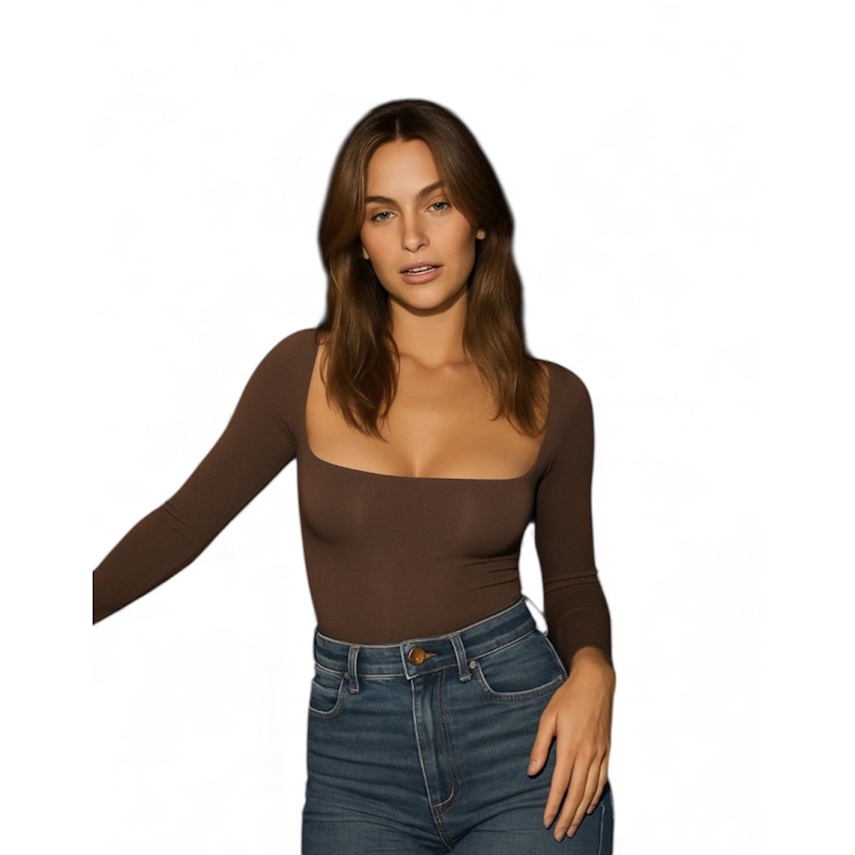 AMA OUTFITTERS - BODY MOLDEADOR ESCOTE CUADRADO