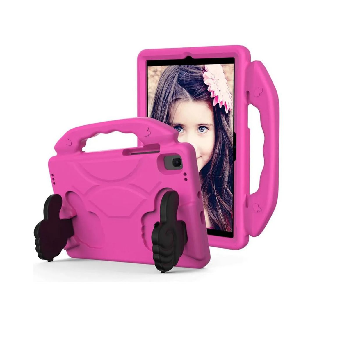 CASE - Funda de Goma Diseño para Tablet Samsung Galaxy tab A9 plus 11 Fucsia