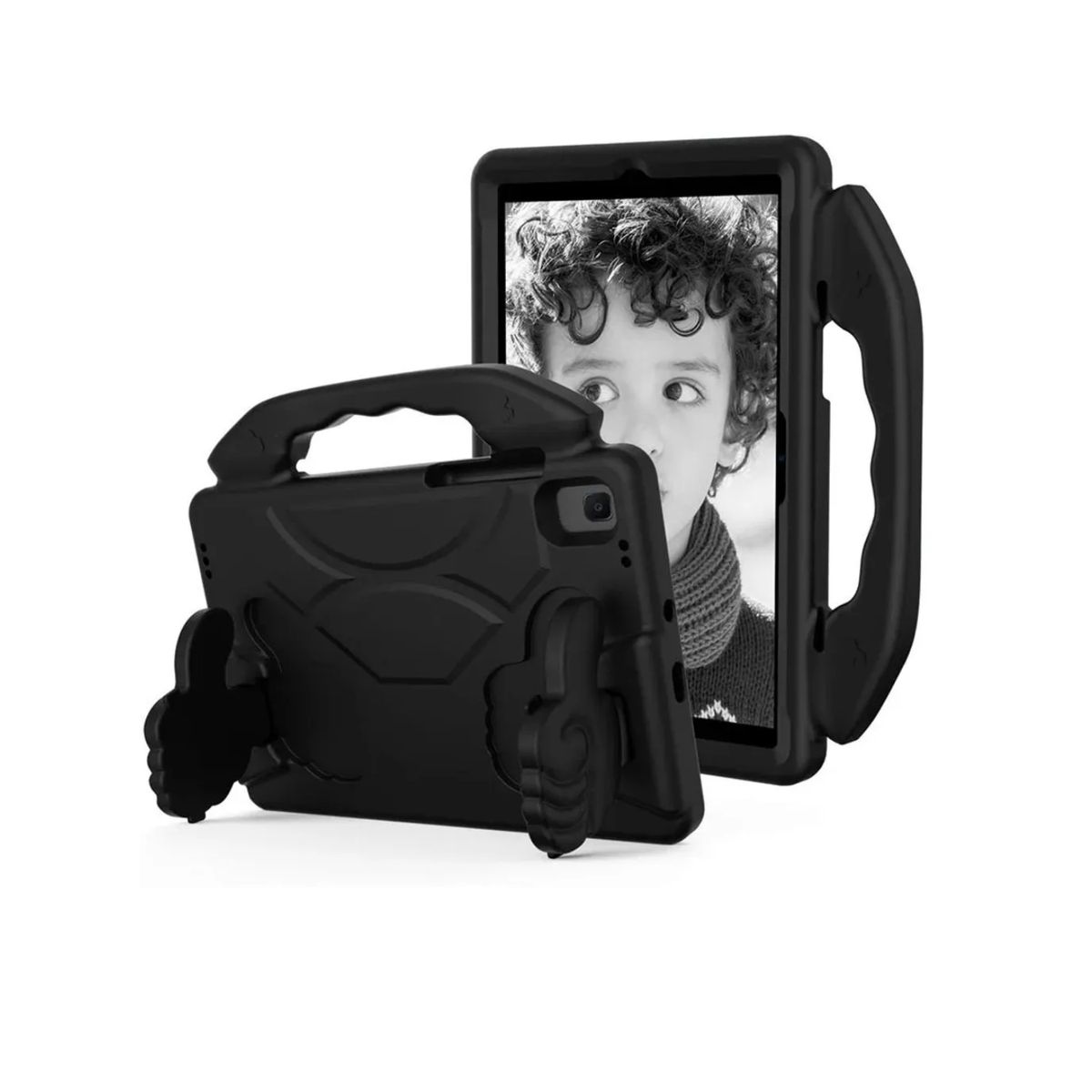 CASE - Funda de Goma Diseño para Tablet Samsung Galaxy tab A9 plus 11 NEGRO