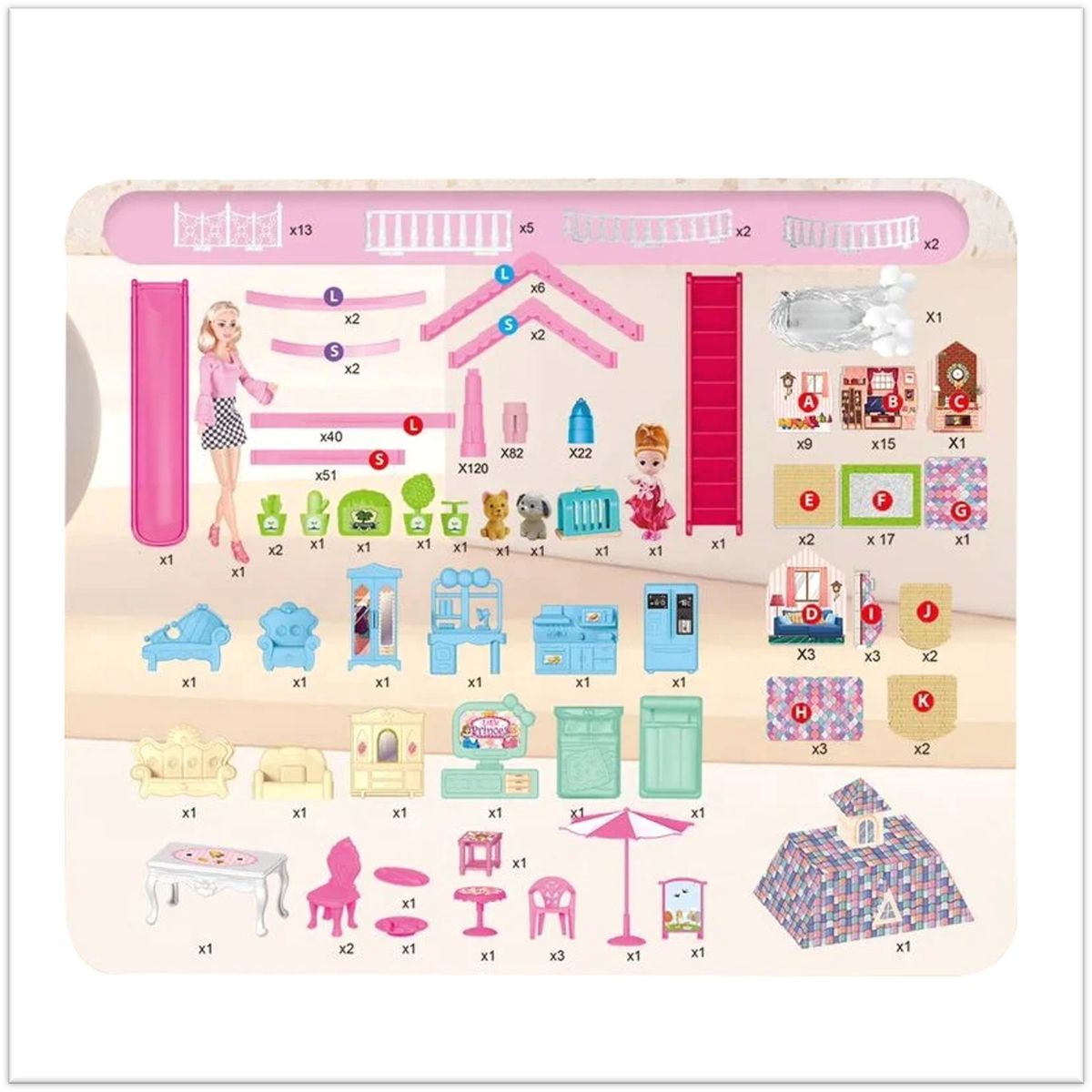 GENERICO - Hermosa casa de Muñecas Coelectus online