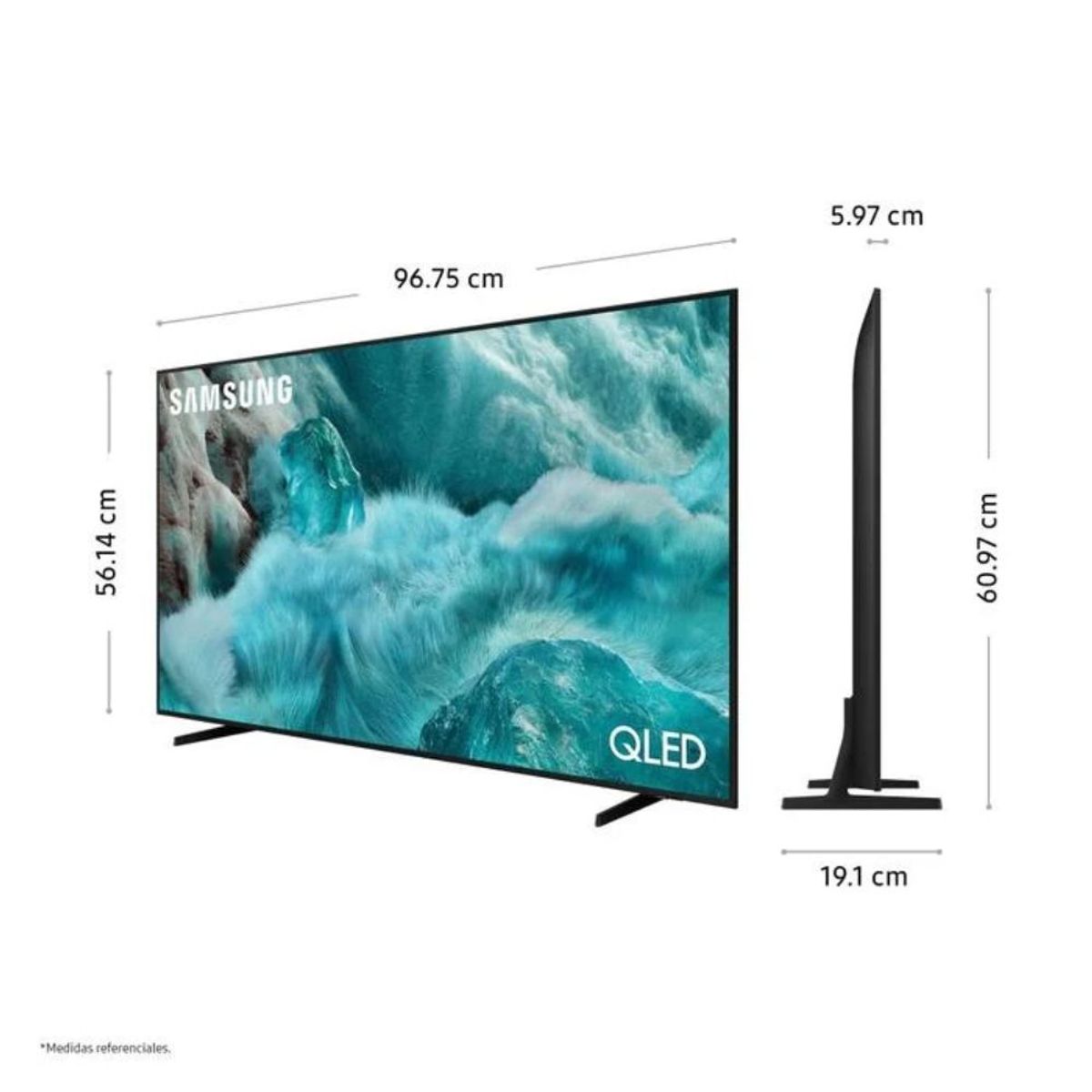 SAMSUNG - Televisor Samsung QLED 43 Visión AI Smart TV QN43Q7FAAGXPE + Soundbar HW B400F