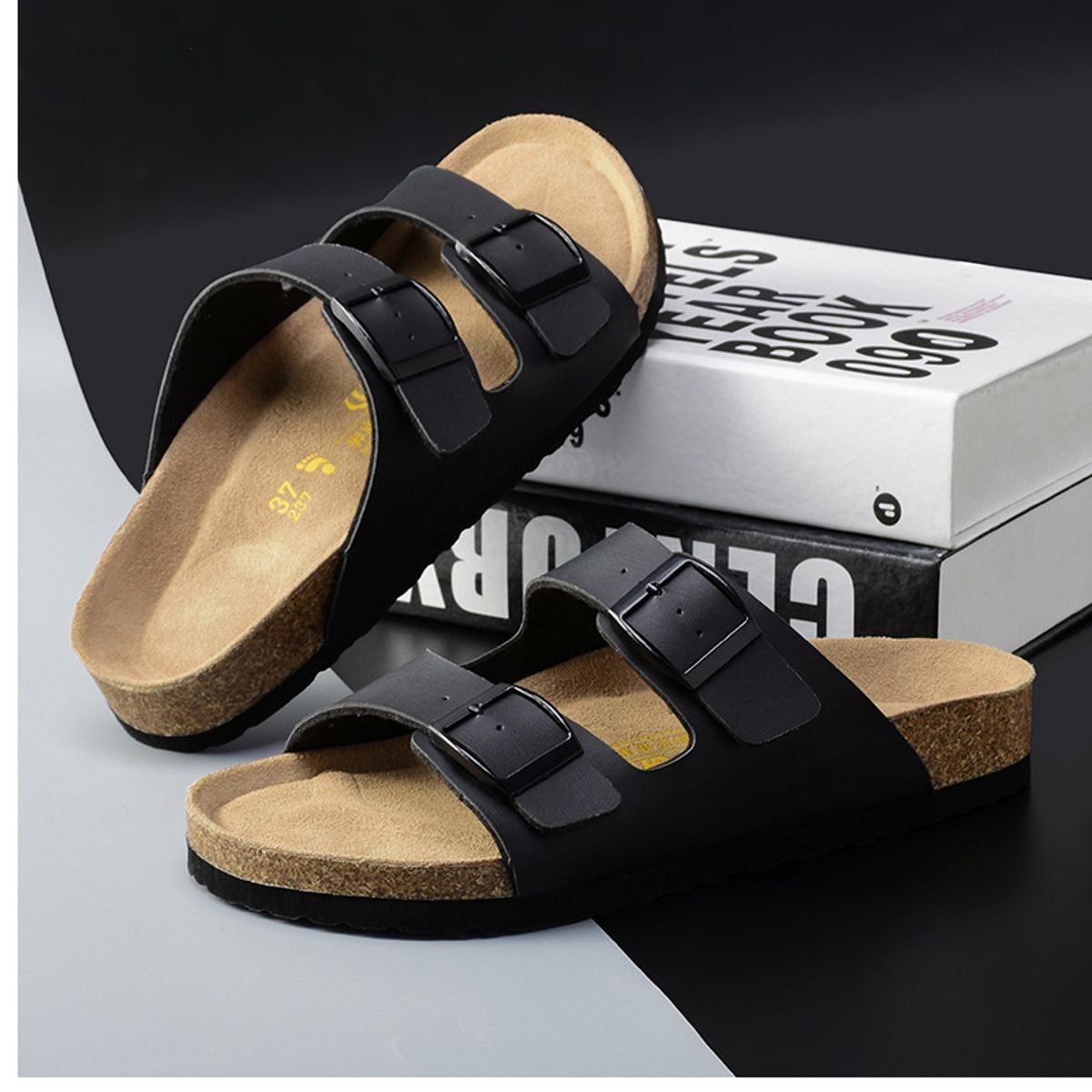 GENERICO - Sandalias Ibiza  Chanclas Playa Unisex Suela Gruesa Antideslizante