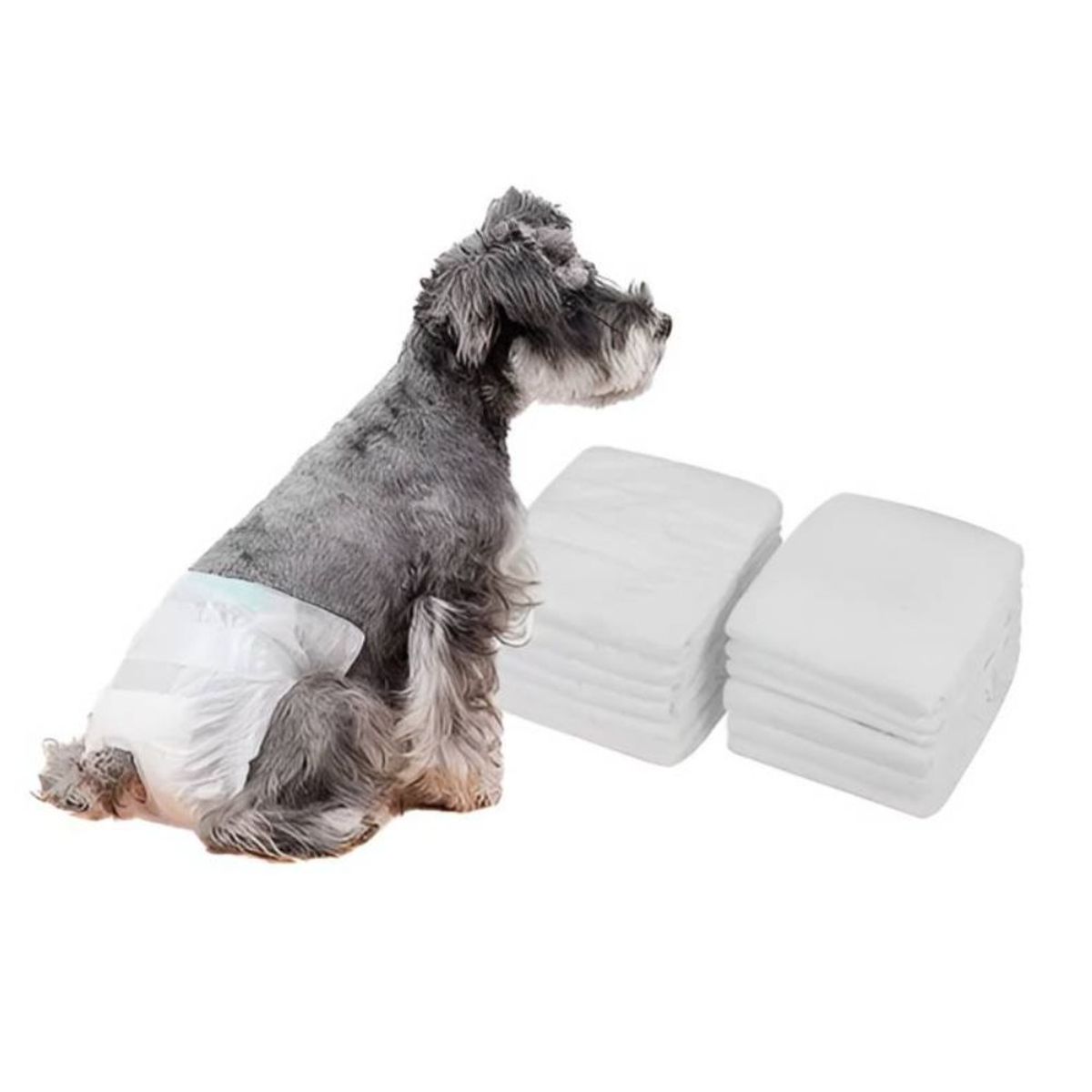 GENERICO - TWO-PACK 02 Pañales Desechables para Mascotas Hembra S