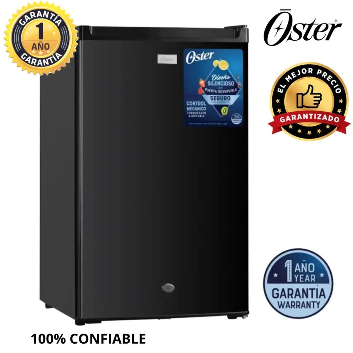 OSTER - Frigobar de 122L OS PMB129BB Oster Negro