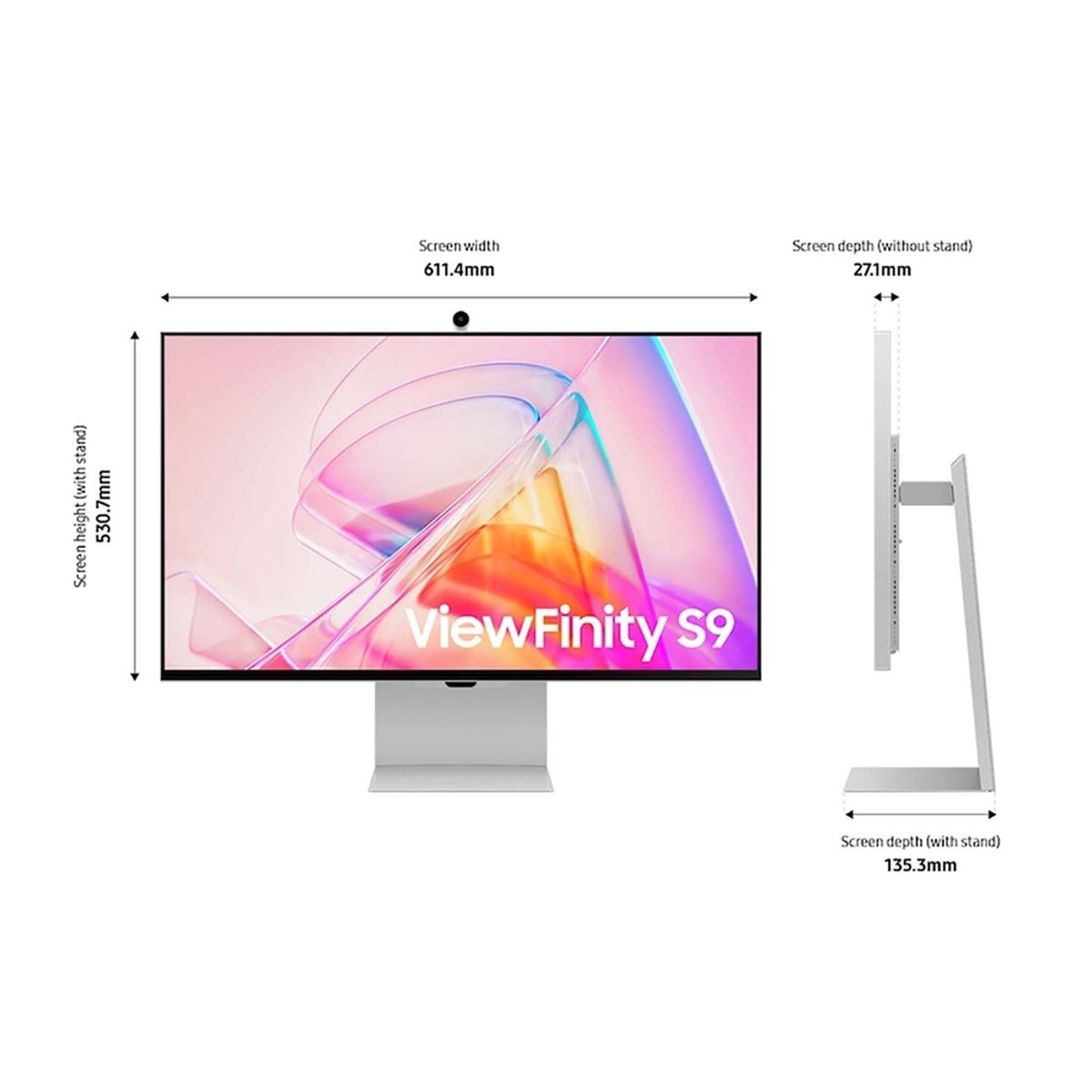 SAMSUNG - MONITOR SAMSUNG 27 VIEWFINITY S9 5K S27C900PAN