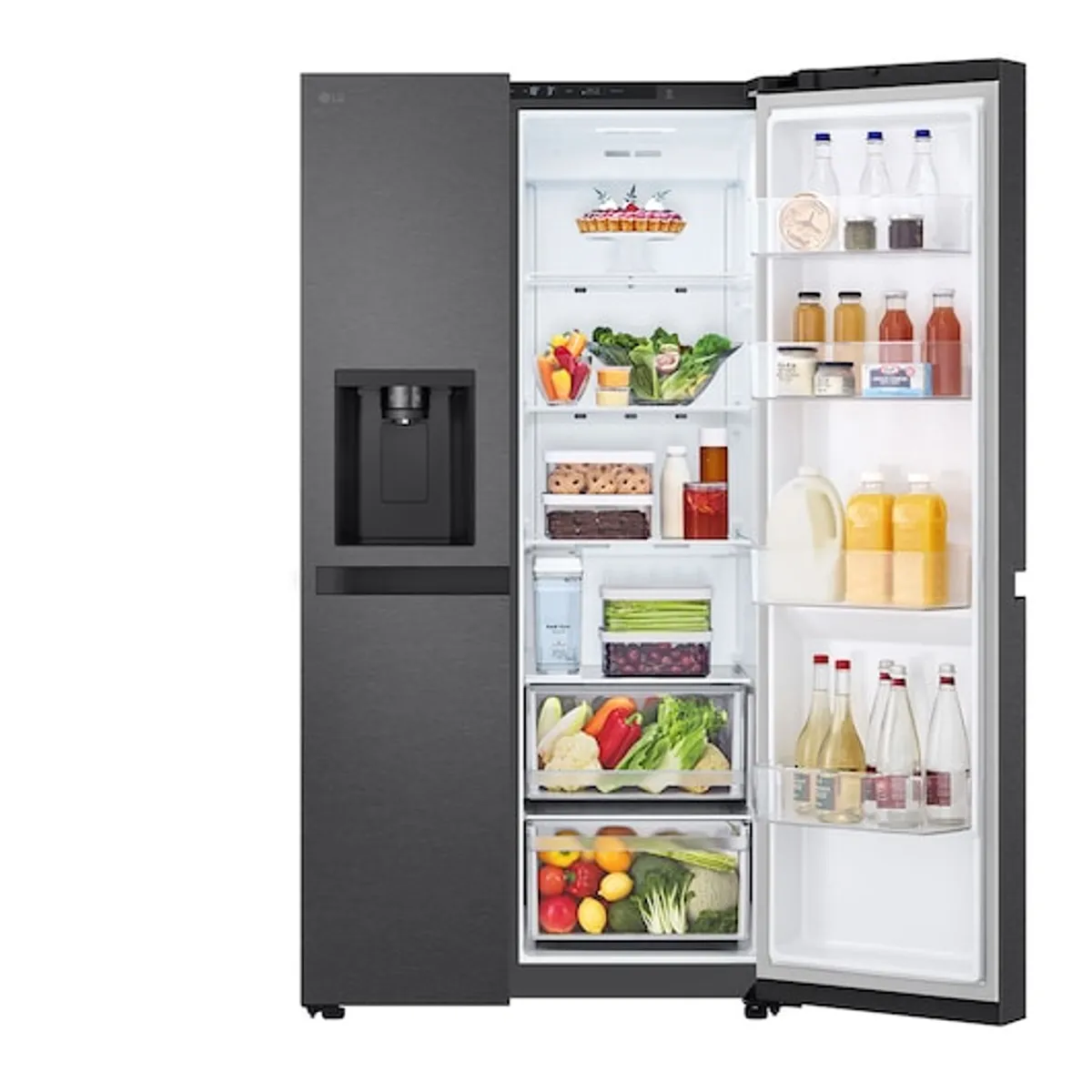 LG - Refrigeradora LG Side By Side 625l Total No Frost Gs66spm