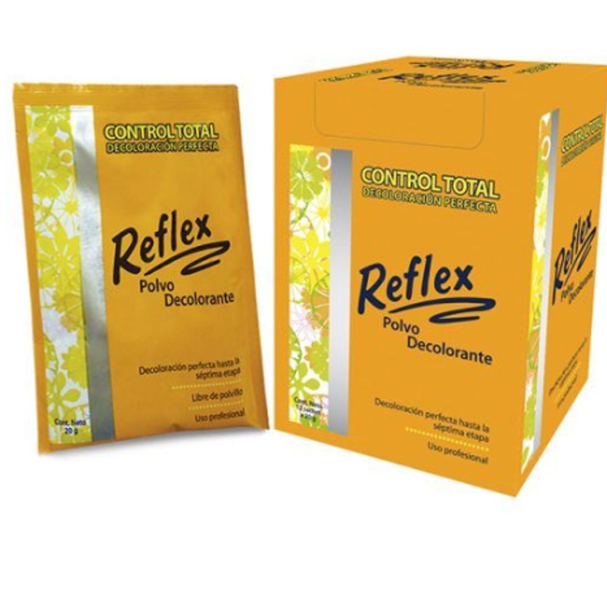 GENERICO - Polvo Decolorante Reflex – Caja x 12 Sachets 20gr c/u