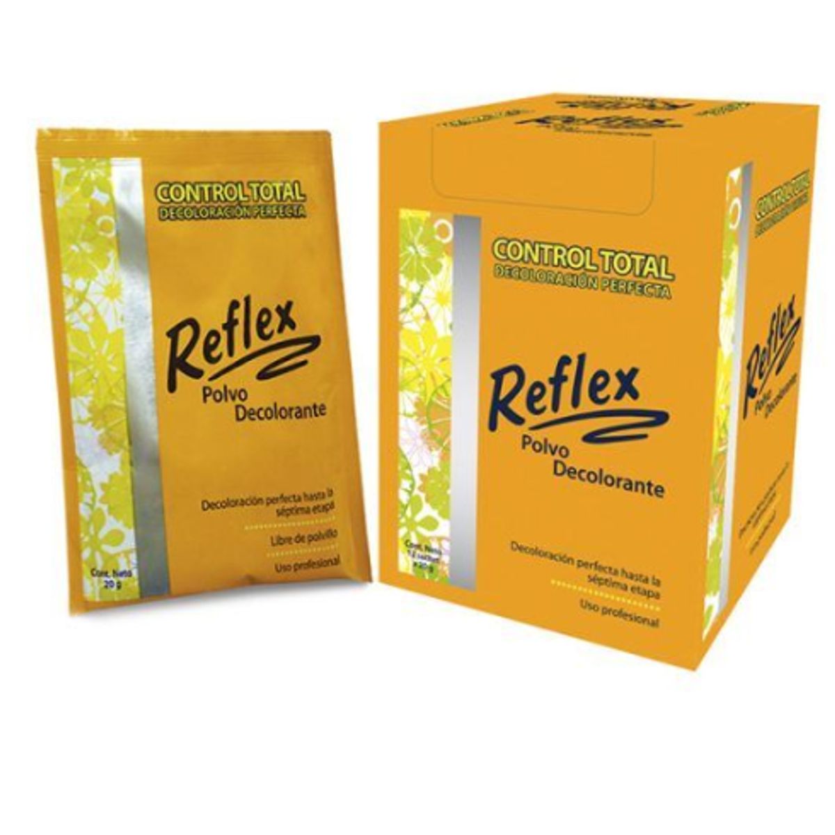 GENERICO - Polvo Decolorante Reflex – Caja x 12 Sachets 20gr c/u