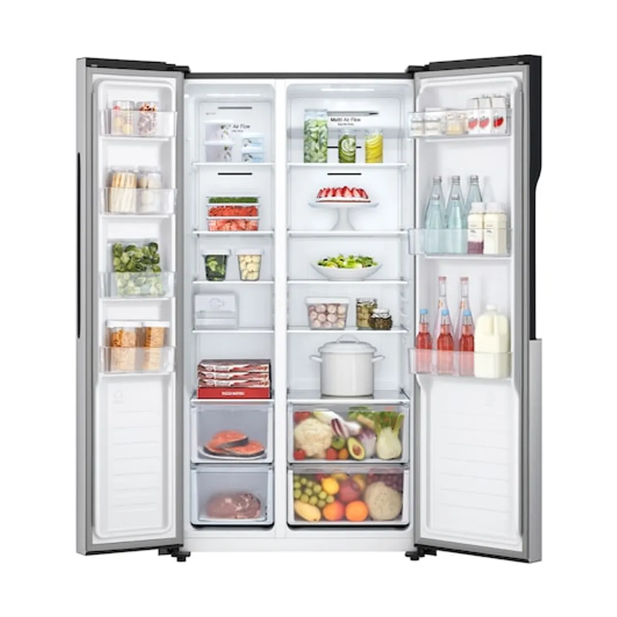 LG - Refrigeradora LG Side By Side 509l Múltiple Flujo Ls51bpp