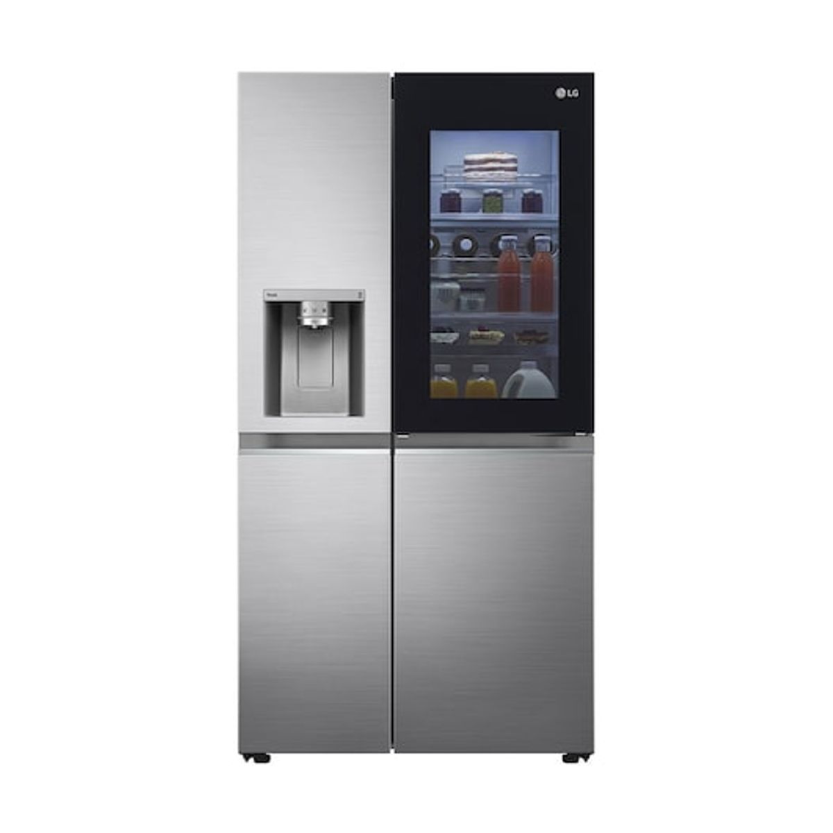 LG - Refrigeradora LG Side By Side 617l Instaview Gs66sxn