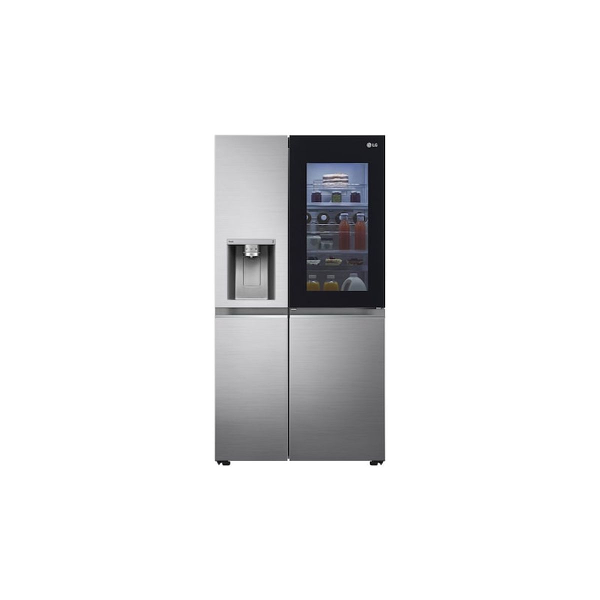 LG - Refrigeradora LG Side By Side 617l Instaview Gs66sxn