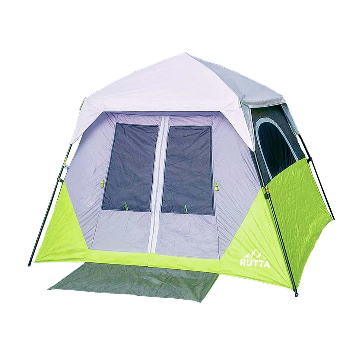 ATLETIS - Carpa Instantánea QuickCamp 4P Impermeable 3000mm 1 Habitación