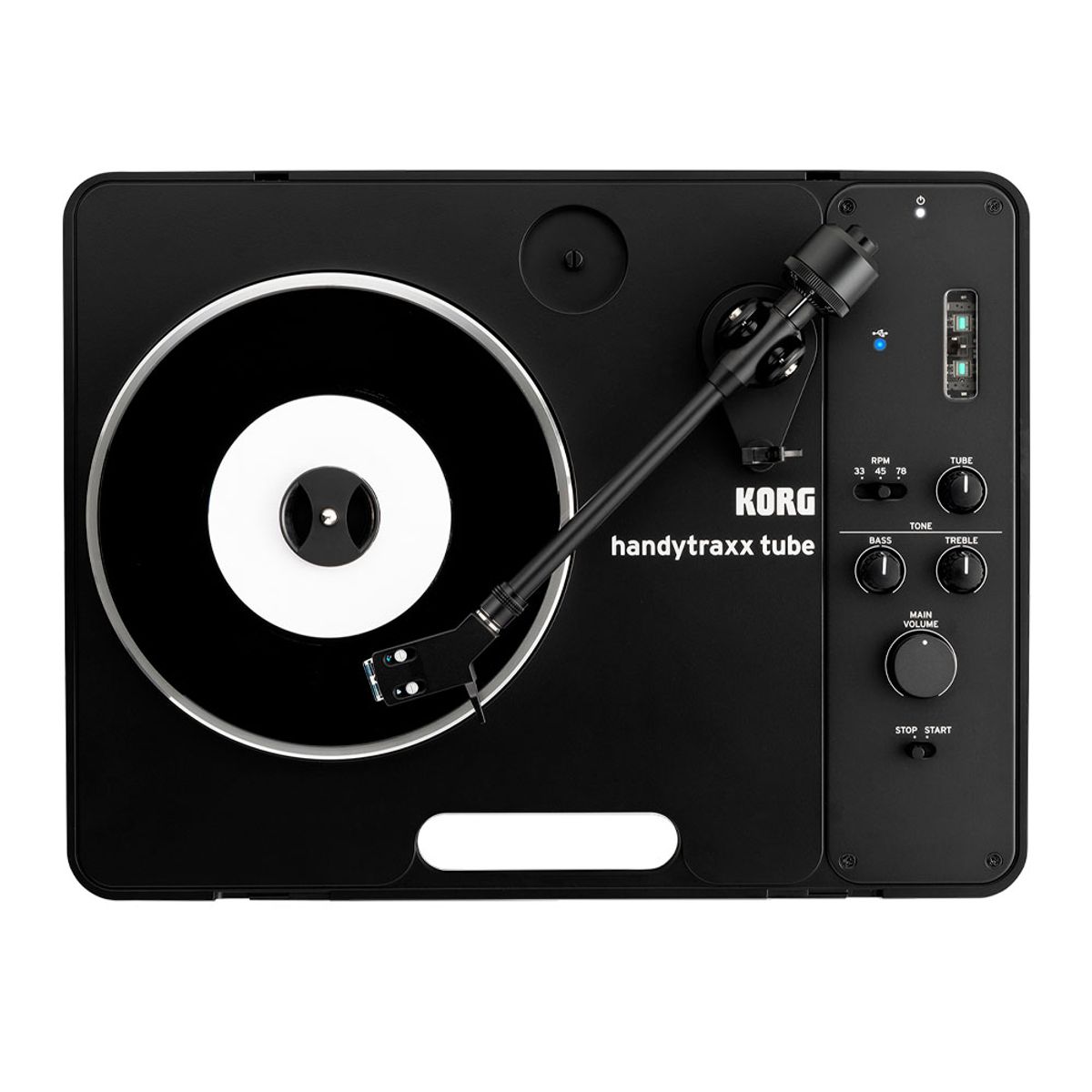 KORG - TOCADISCOS PORTATIL - KORG - HNDYTRX TUBE - NEGRO