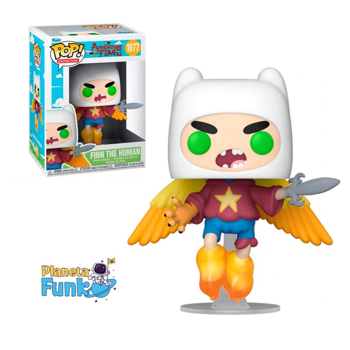 FUNKO - LA HORA DE LA AVENTURA FINN THE HUMAN 1077