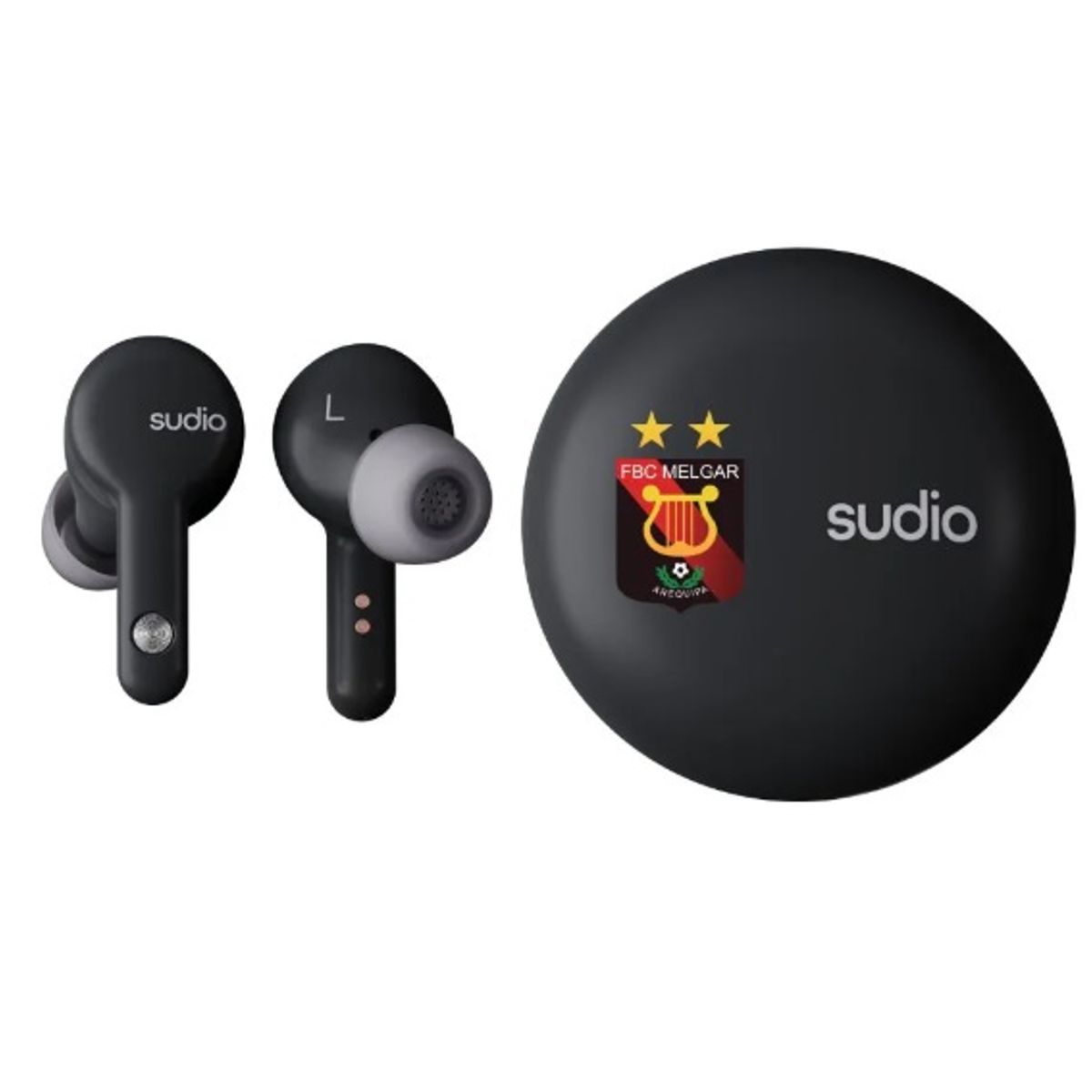 SUDIO - Audífono Sudio A2 Melgar Earbuds Bluetooth Negro