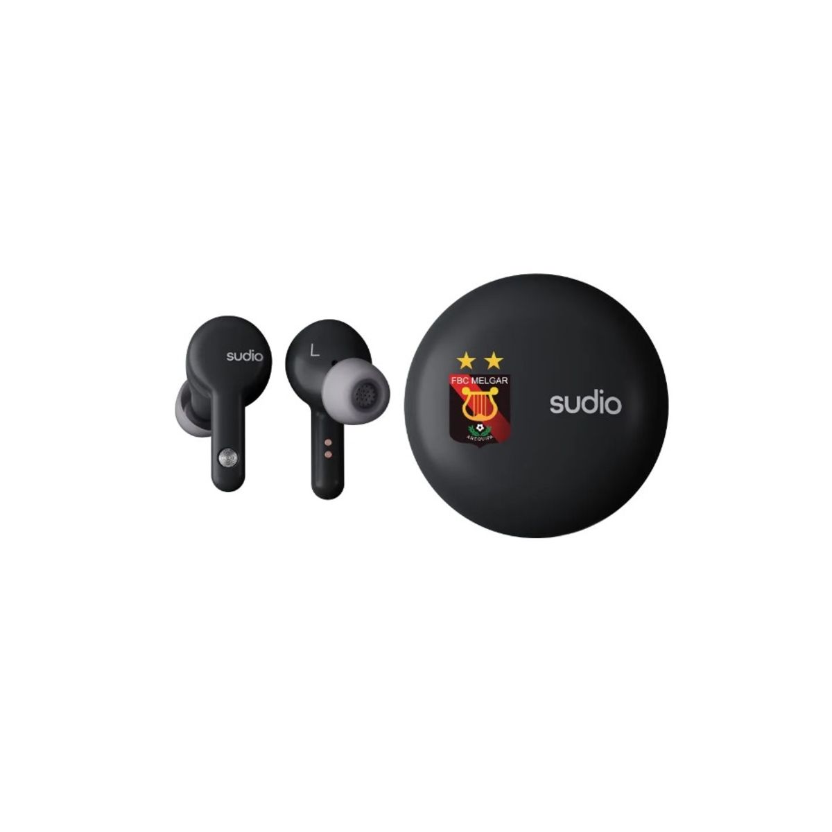 SUDIO - Audífono Sudio A2 Melgar Earbuds Bluetooth Negro