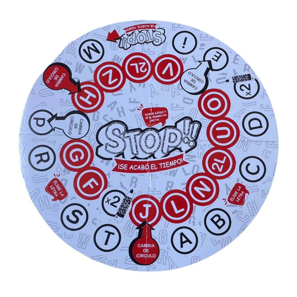 GENERICO - Juego De Mesa Familiar STOP Se acabó el Tiempo Verano