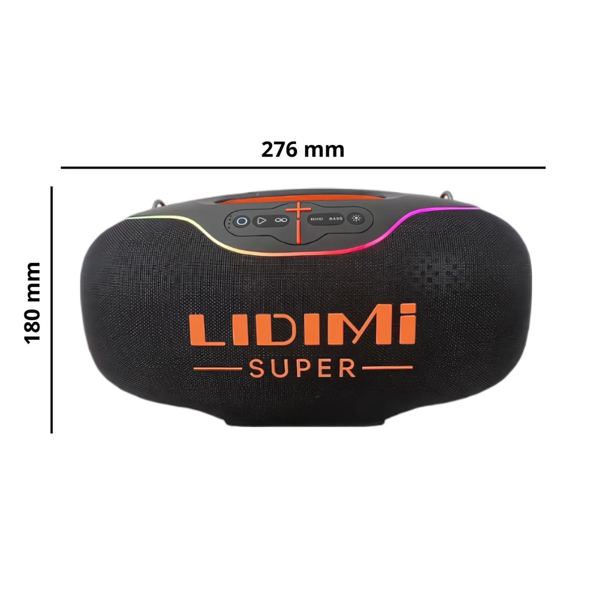 LIDIMI - PARLANTE LIDIMI BLUETOOTH 300W NEGRO - D-S680 + MICROFONO