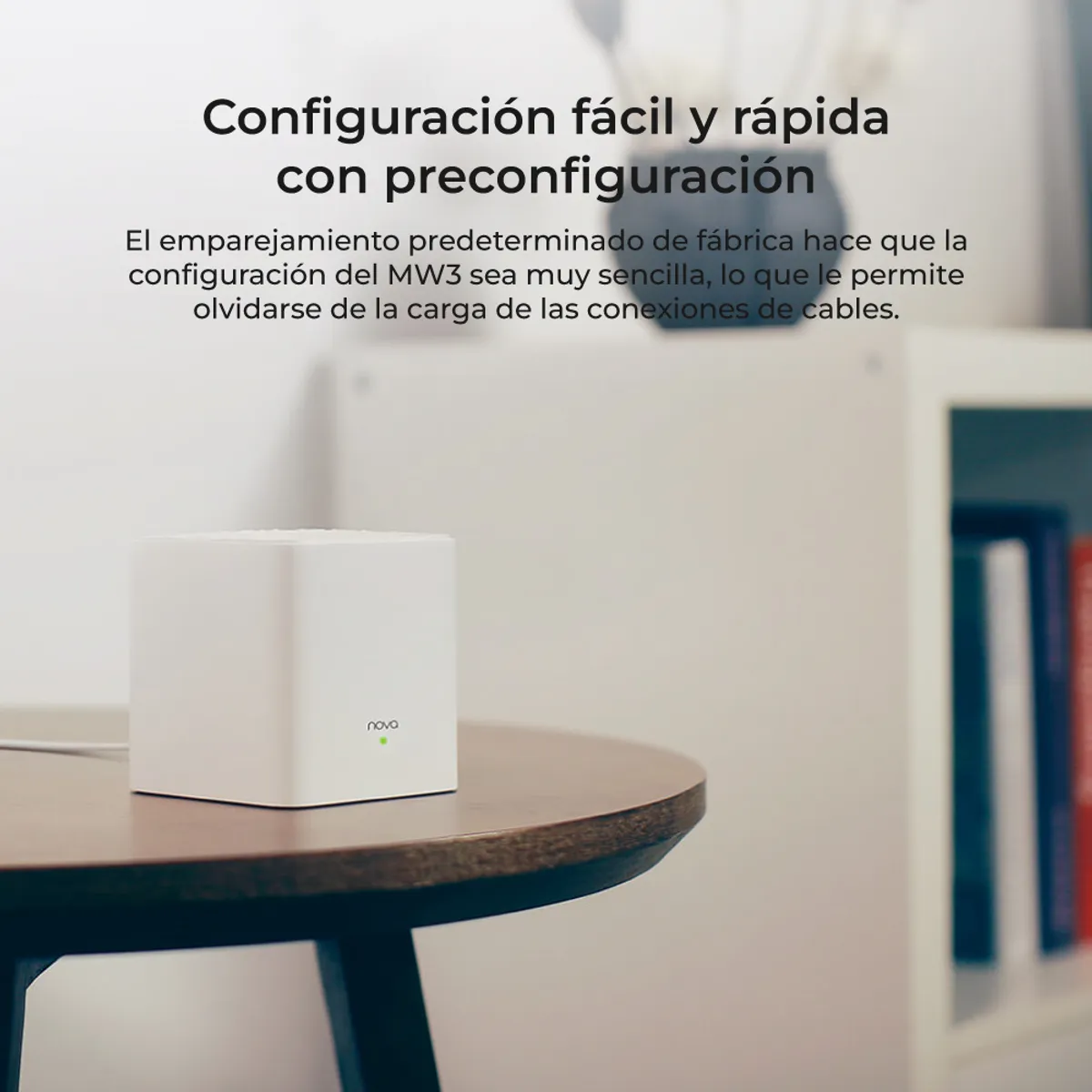 TENDA - Tenda Router Mesh Wifi, Doble Banda, AC1200 MW3 Nova 2 Pack