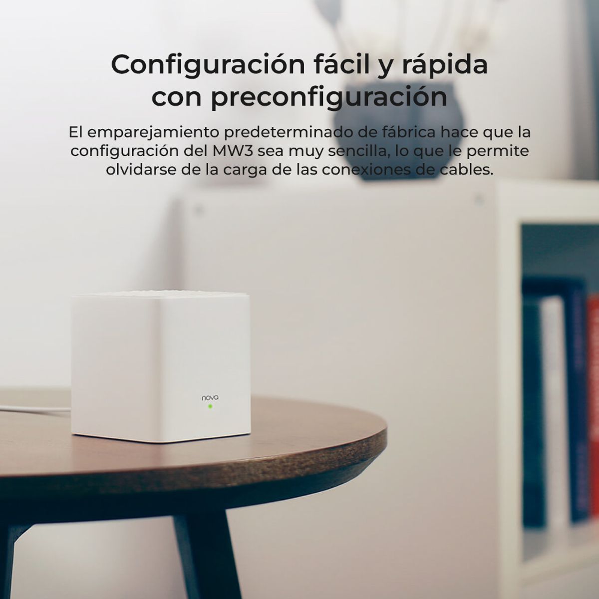 TENDA - Tenda Router Mesh Wifi, Doble Banda, AC1200 MW3 Nova 3 Pack