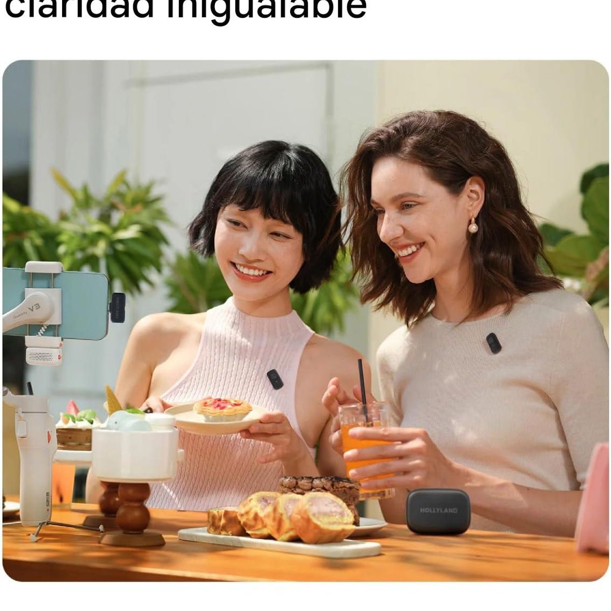 GENERICO - Hollyland Lark A1 Combo Mini Micrófono Inalámbrico Negro