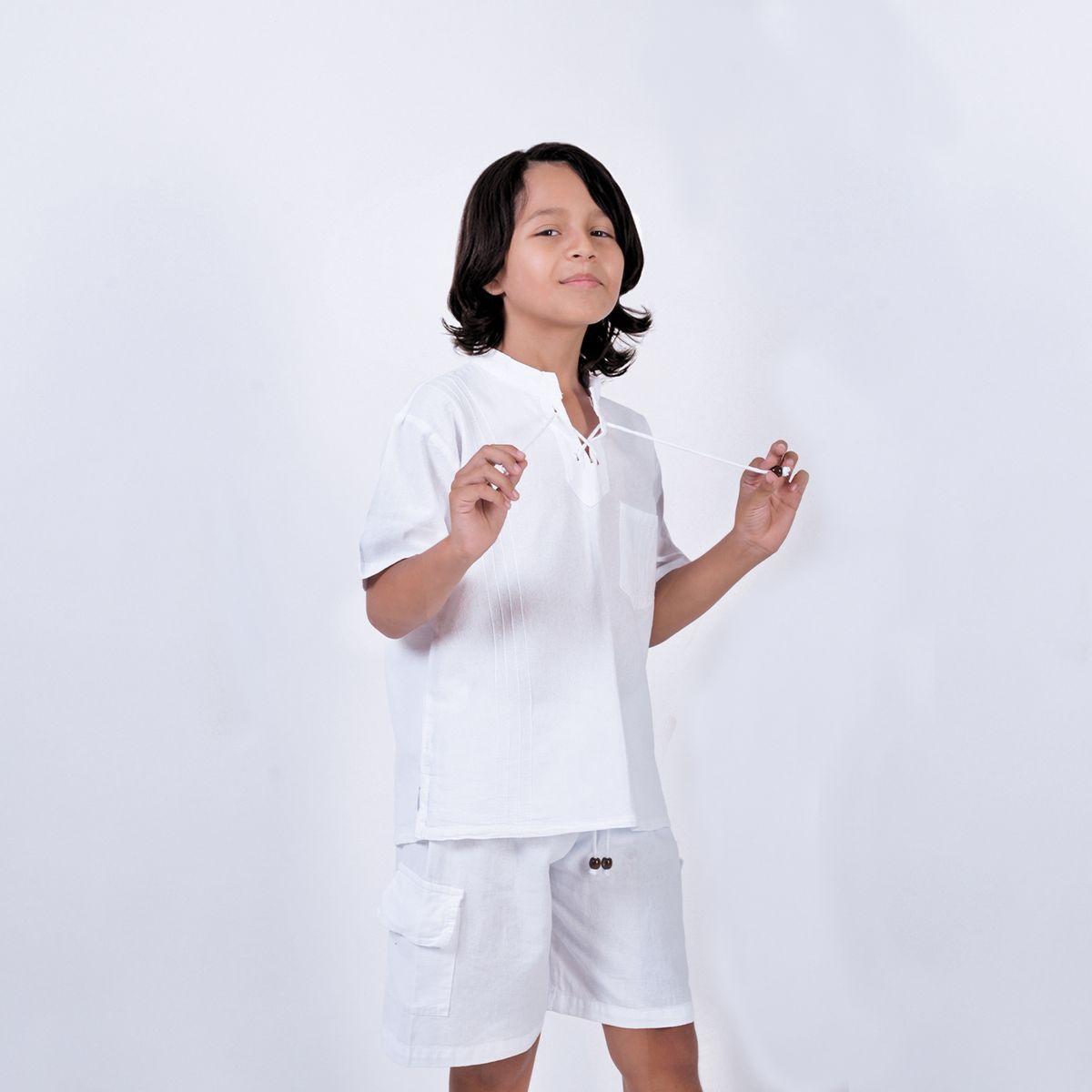 FORBER - CONJUNTO NIÑO BLANCO 2 PIEZAS