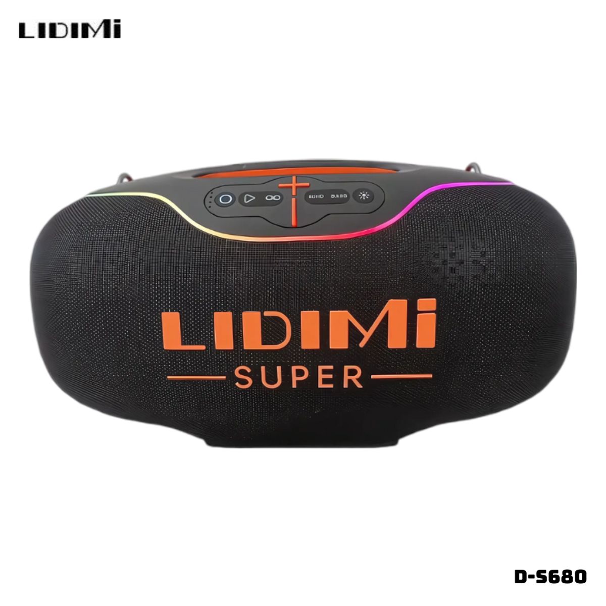 LIDIMI - PARLANTE LIDIMI BLUETOOTH 300W NEGRO - D-S680 + MICROFONO