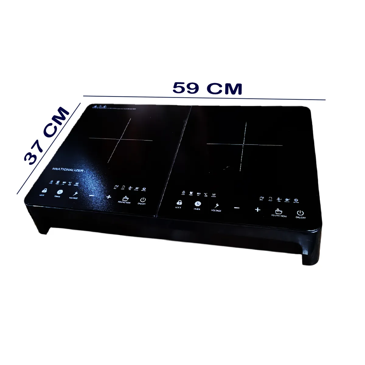 NATIONALIZER - Cocina de Inducción Doble Hornilla NNationalizer 2000 + 2000 Watts NN-ALPI17
