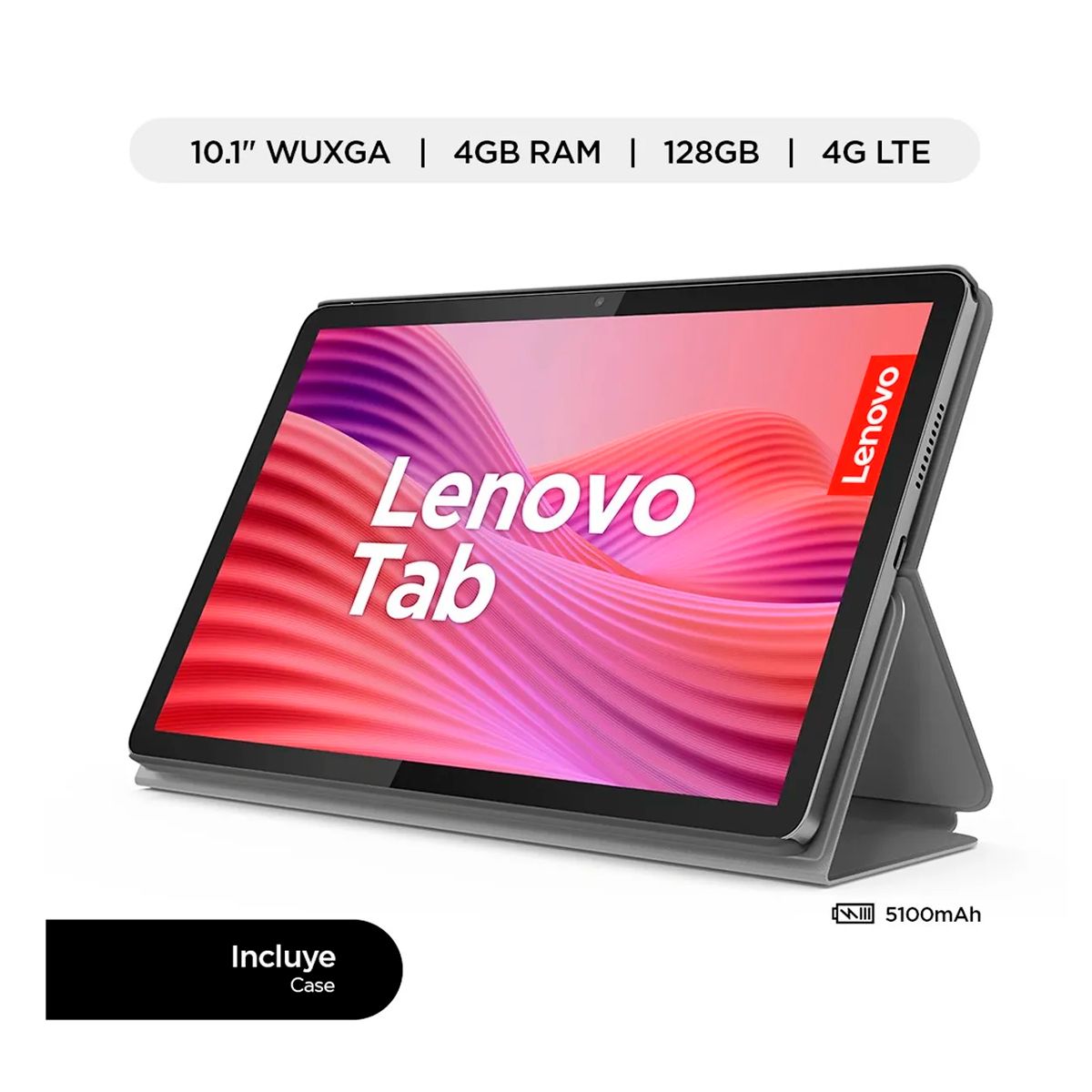LENOVO - TABLET LENOVO TB311XU CHIP 128GB 4GB + FOLIO CASE GRAY