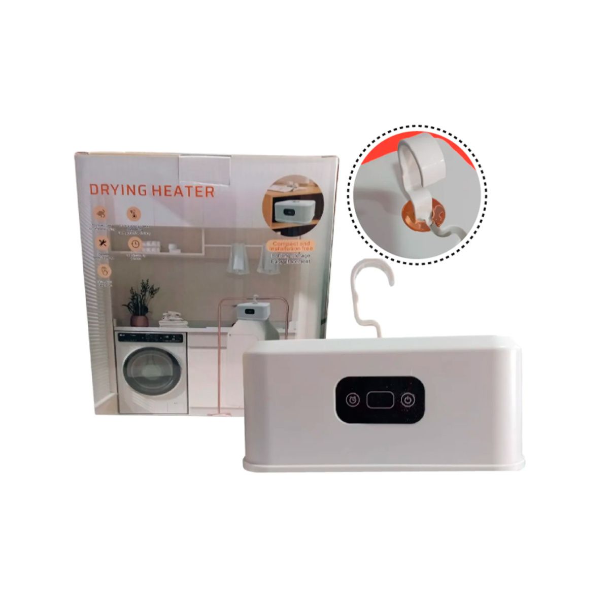 GENERICO - Secador de Ropa Plegable y Portátil