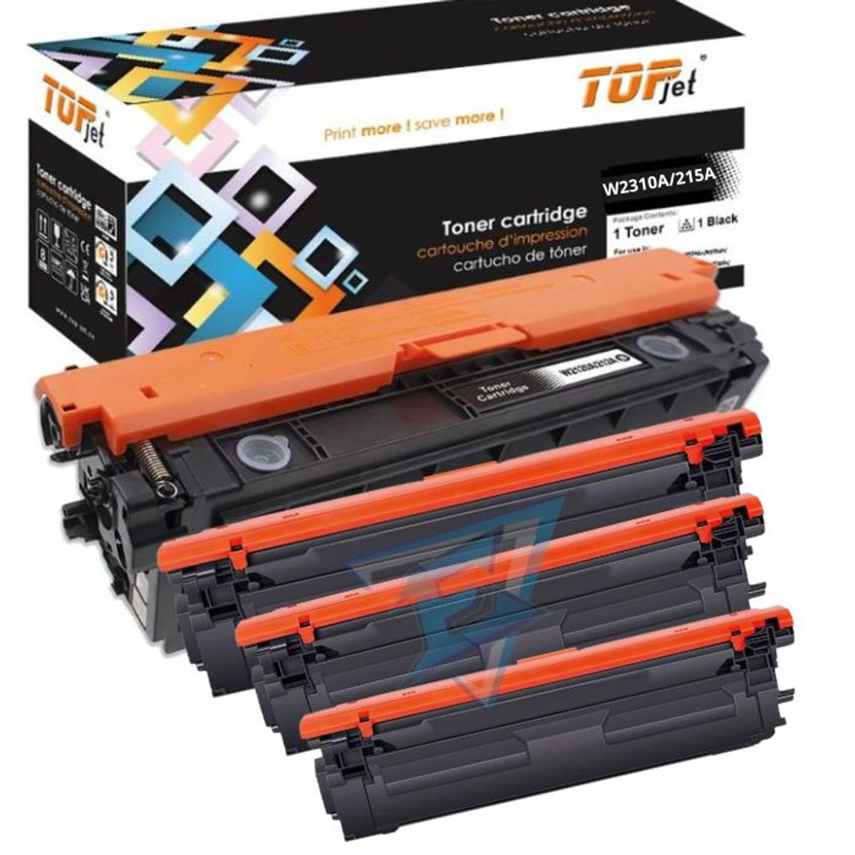 GENERICO - KIT DE TONER HP 215A COMPATIBLE NEGRO Y COLORES