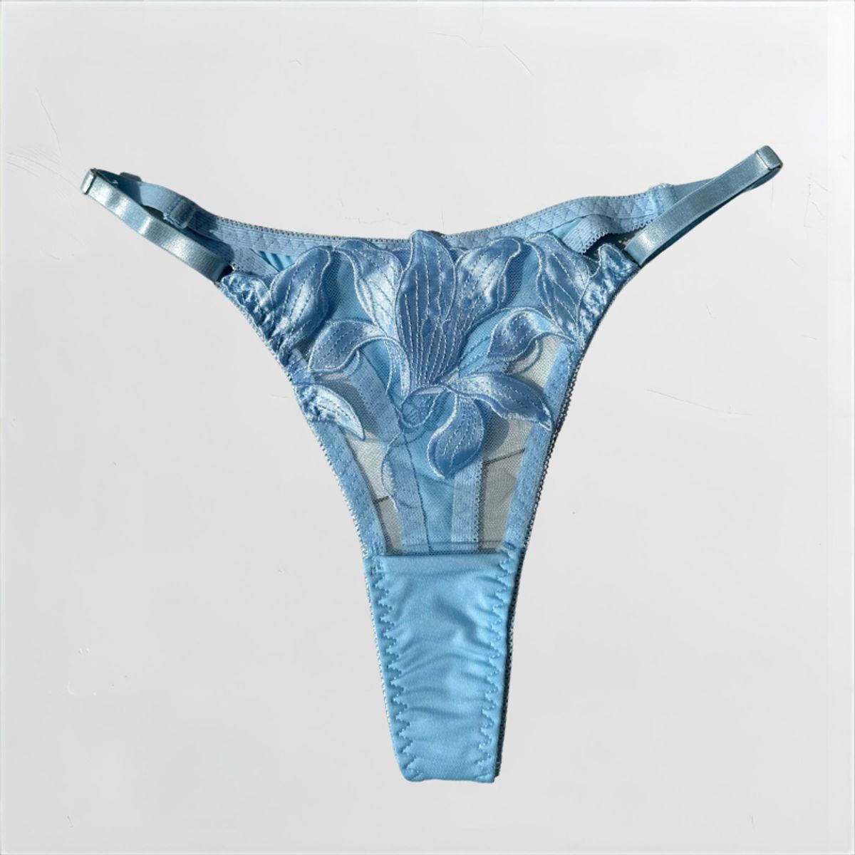 XIRAMA - Panty Bottom Encaje Kaiori Color Celeste