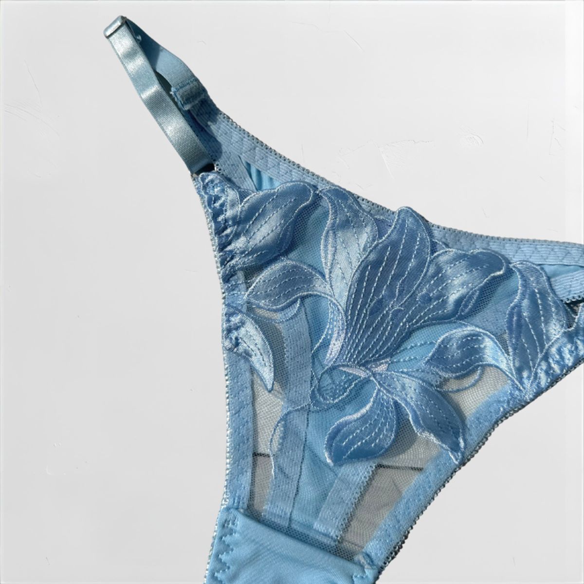 XIRAMA - Panty Bottom Encaje Kaiori Color Celeste