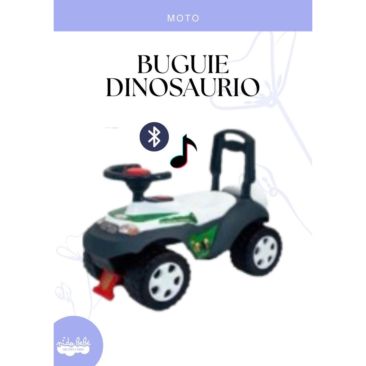 GENERICO - Carrito BUGGY de niño  - PLOMO