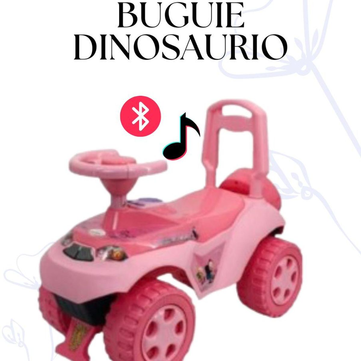 BABY - Carrito BUGGY de niña  -  ROSADO