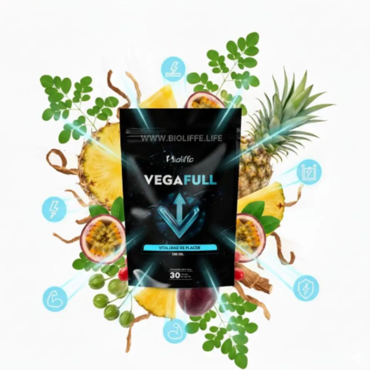 GENERICO - VEGAFULL  POTENCIADOR MASCULINO NATURAL + TETOSTERONA + SALUD PROSTÁTICA