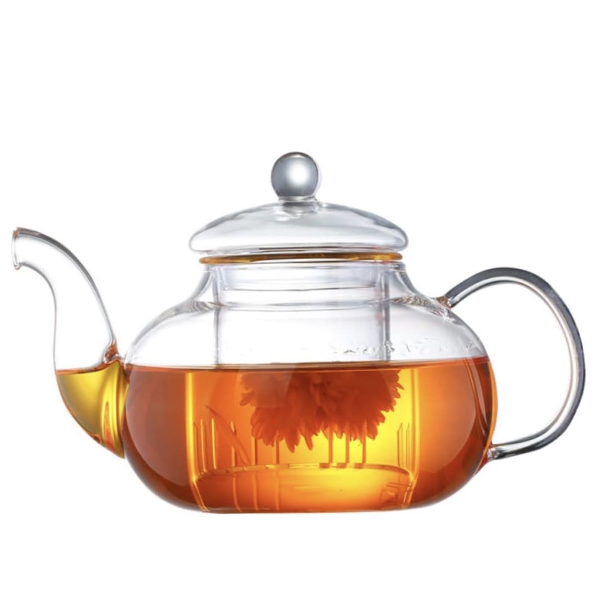 GENERICO - TETERA 1LT DE VIDRIO BOROSILICATO