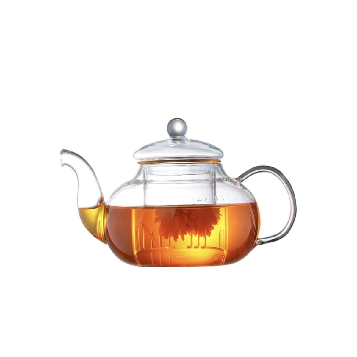 GENERICO - TETERA 1LT DE VIDRIO BOROSILICATO