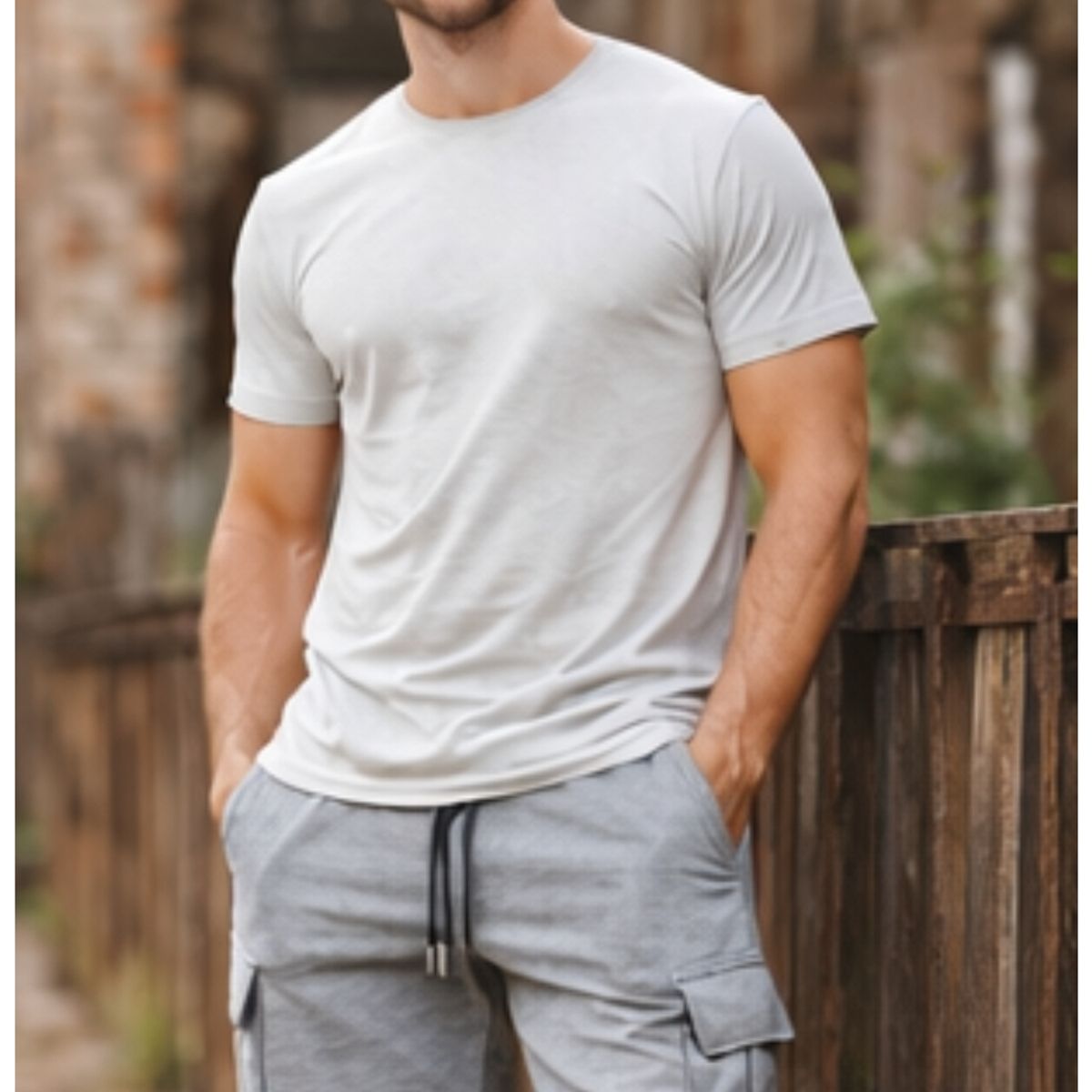 ENKI - Short Cargo Hombre ENKI  Modelo Waffle Cargo