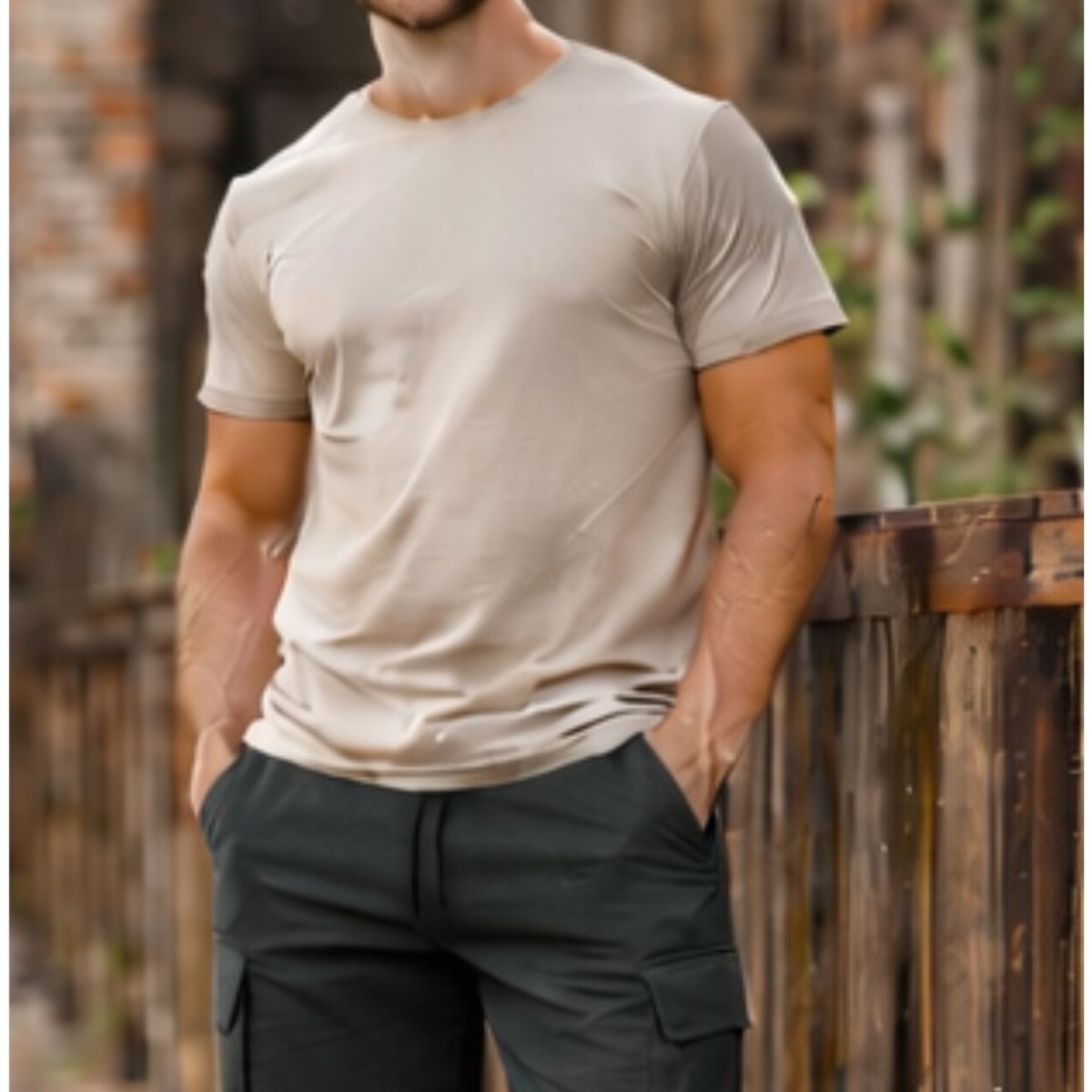 ENKI - Short Cargo Hombre ENKI  Modelo Waffle Cargo