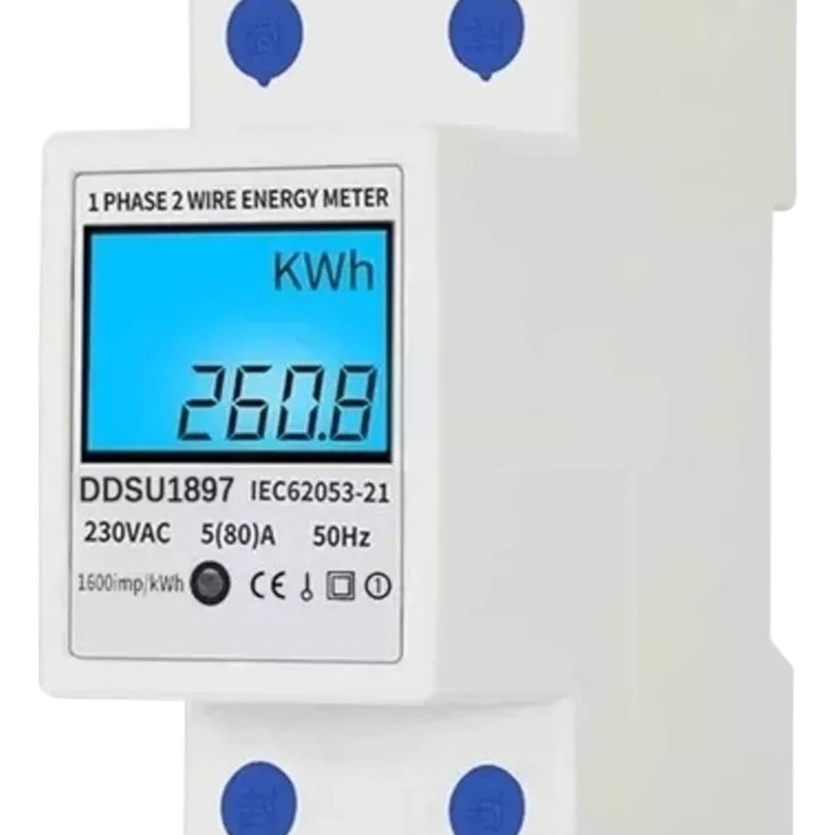 U BUY - Medidor Electrico Monofasico Digital Remarcador 220v A 80a