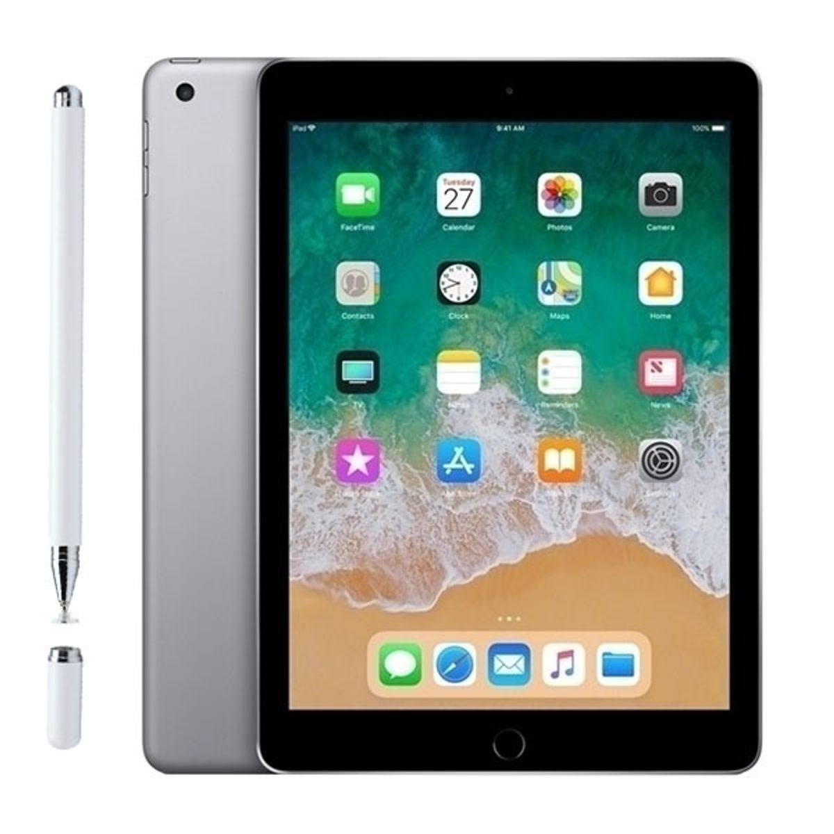 APPLE - Tablet iPad 2018 6th 9.7inch 128 GB Negro - Reacondicionado