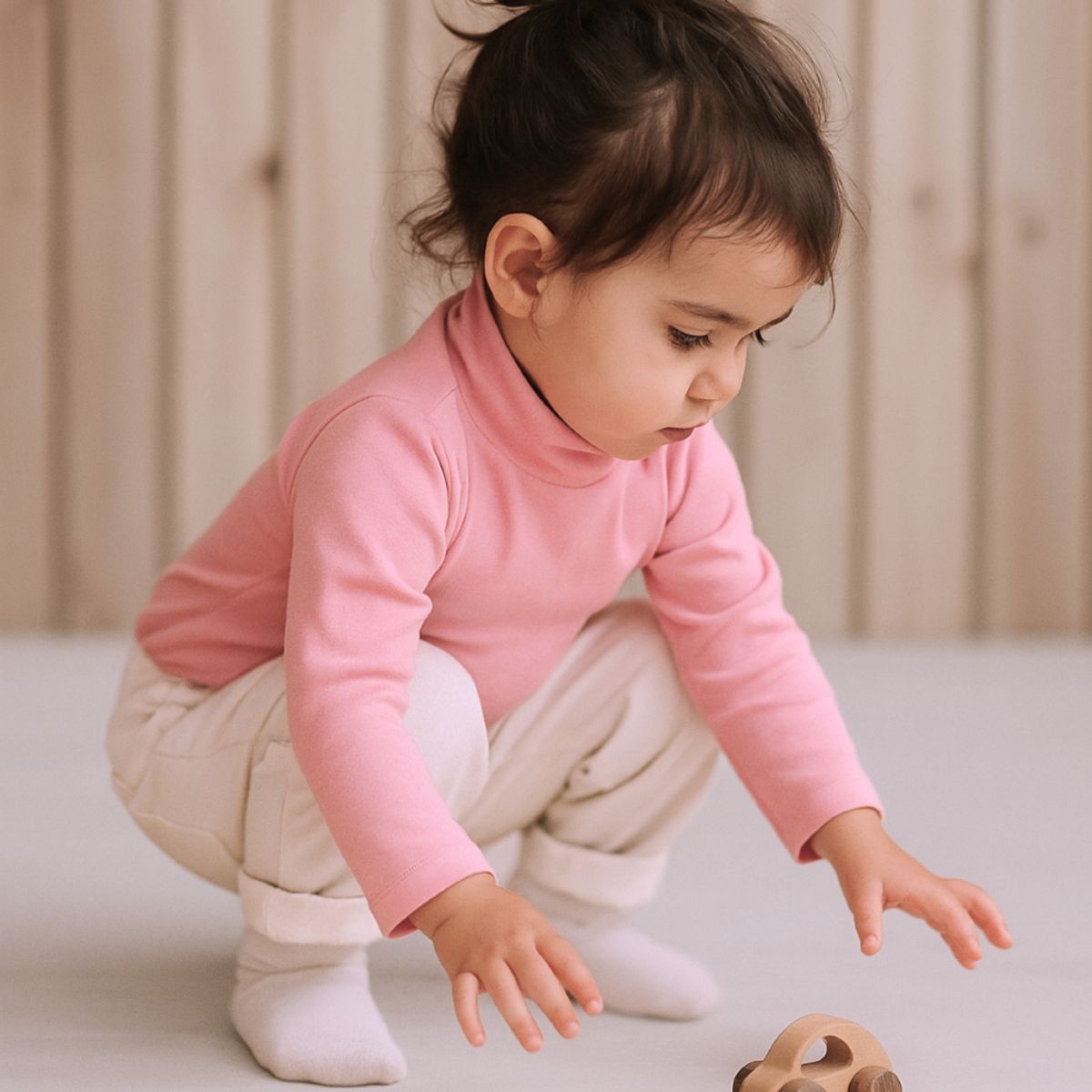 LE PETIT COMPANY - Cafarena Bebé - 100% Algodón Orgánico Rosa