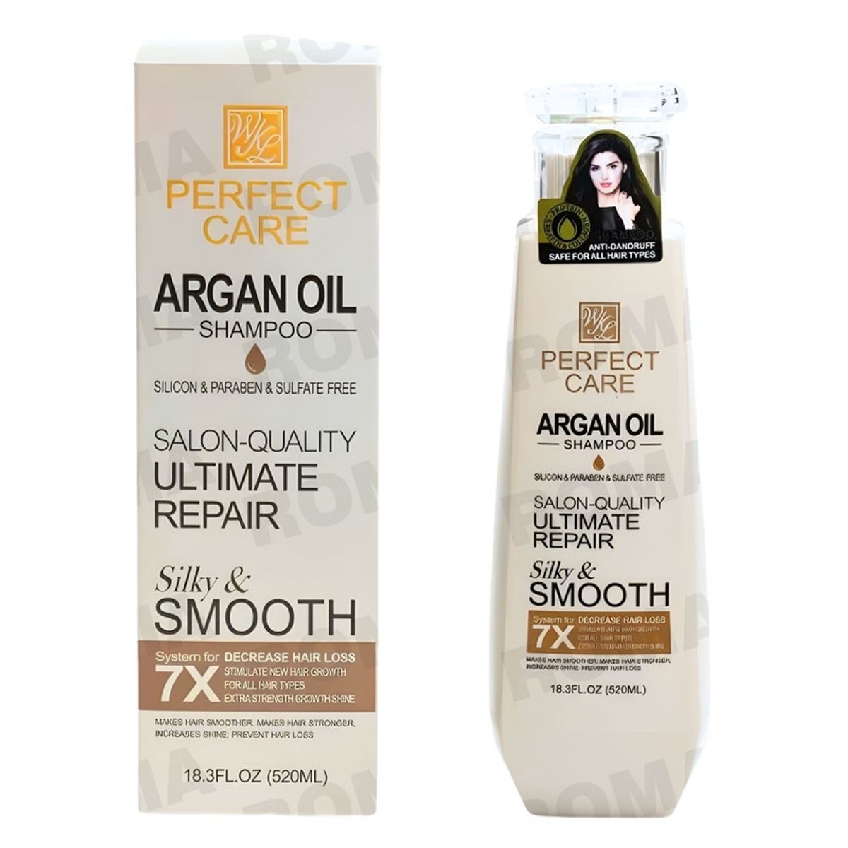 GENERICO - SHAMPOO ACEITE DE ARGÁN 520ML PERFECT CARE